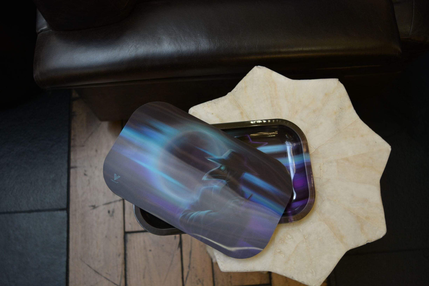 Dark Traveler Rollin Tray With Magnetic Lid 2 Size Options