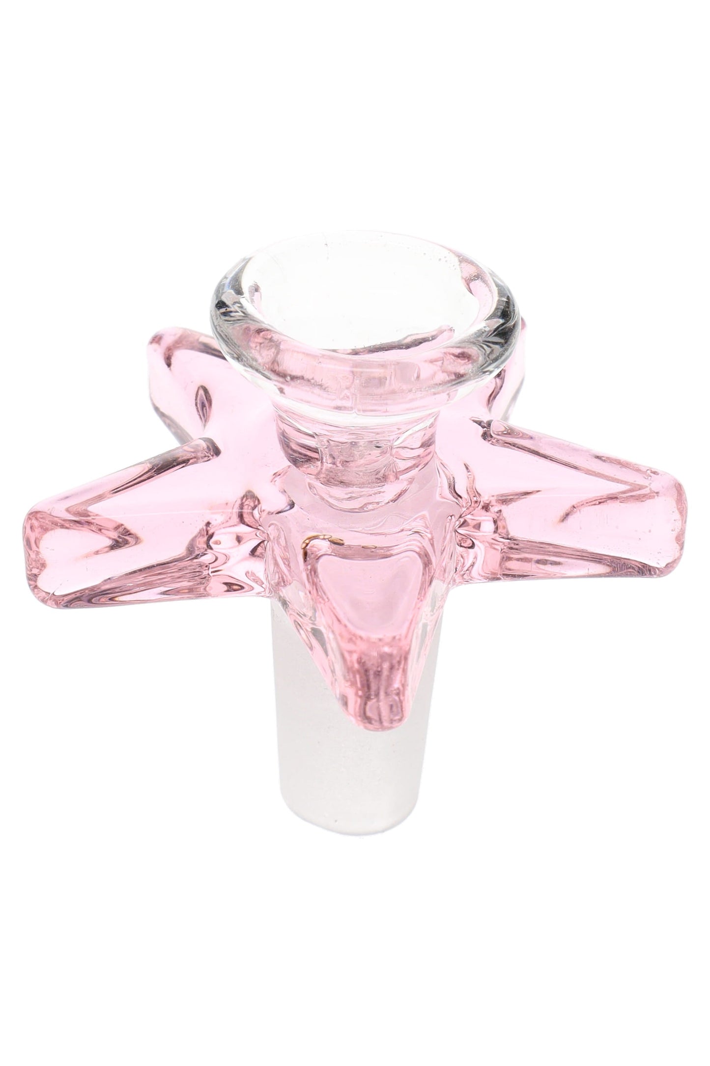 Colored Glass Star Bowl “Star Power” – 14.5 mm Male - 5 Color Options