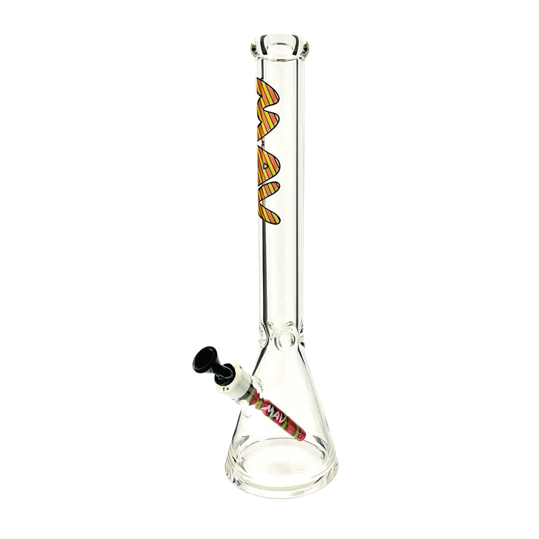 MAV Glass 18" Classic Wigwag Beaker 5 Color Options