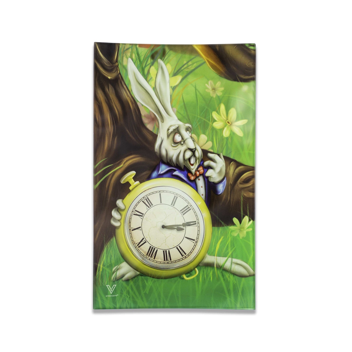 White Rabbit Glass Tray 2 Size Options