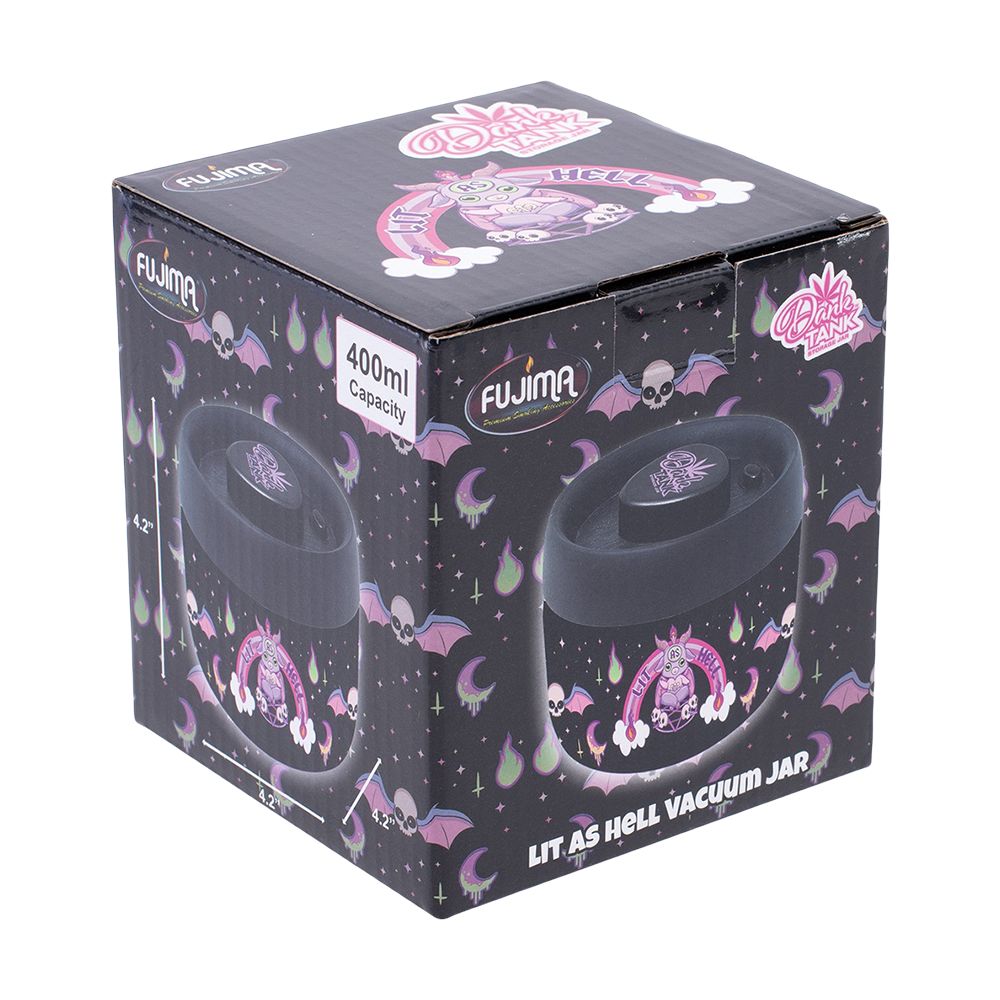 Fujima Dank Tank Vacuum Glass Jar - 4.2" / Lit As Hell