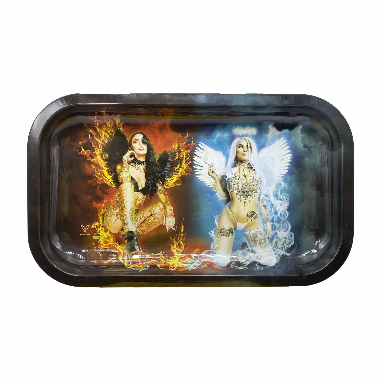 Devil vs Angel Hybrid Rollin' Tray 2 Size Options