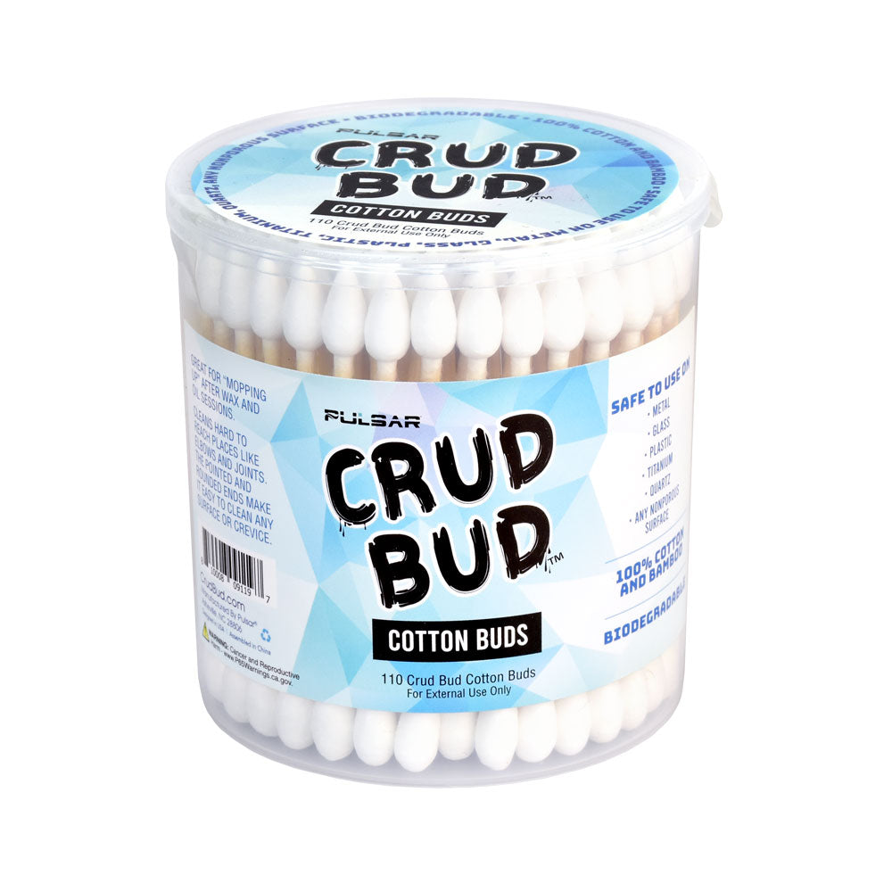 Pulsar Crud Bud Dual Tip Cotton Buds - 110PC 120 TUB MASTER CASE