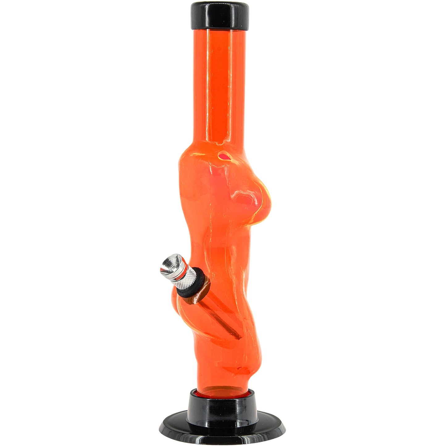 Acrylic Lady Contour Bong 8" - Multiple Colors