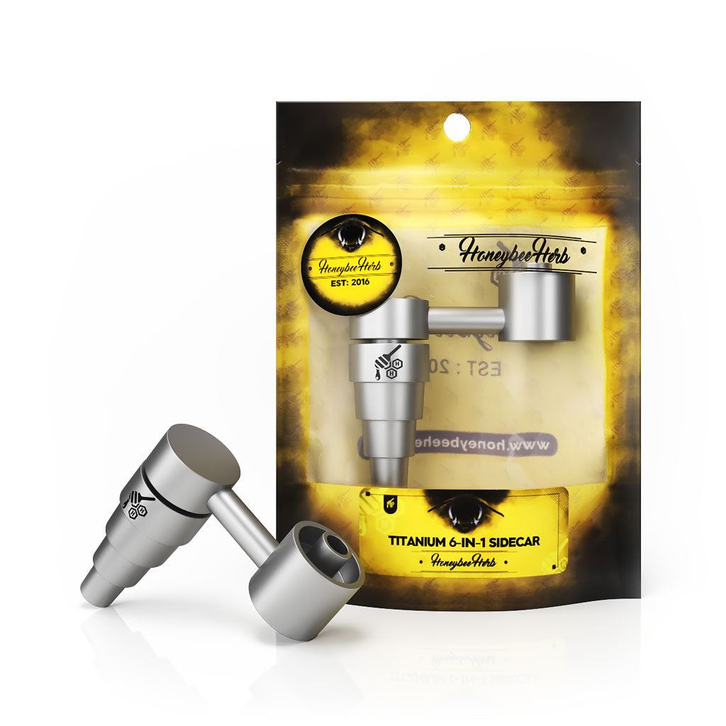 TITANIUM 6 IN 1 SIDECAR DAB NAIL 2 Color Options