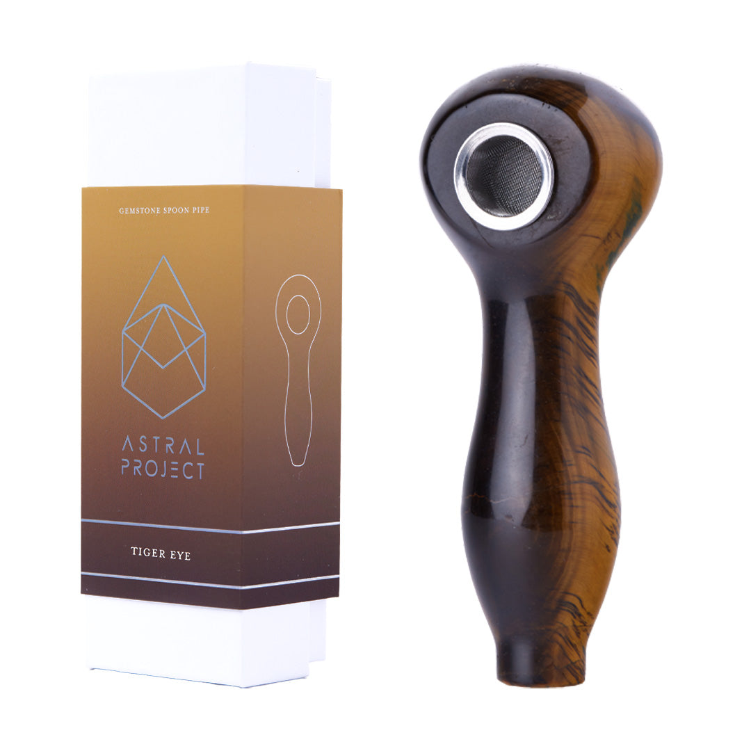 Astral Gemstone Spoon Pipes 11 Color Options