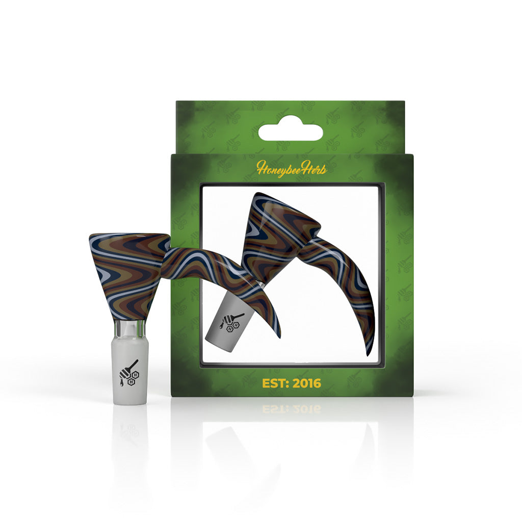MARTINI FIRE WIG WAG WITH HORN PULL BONG BOWL 5 Color Options