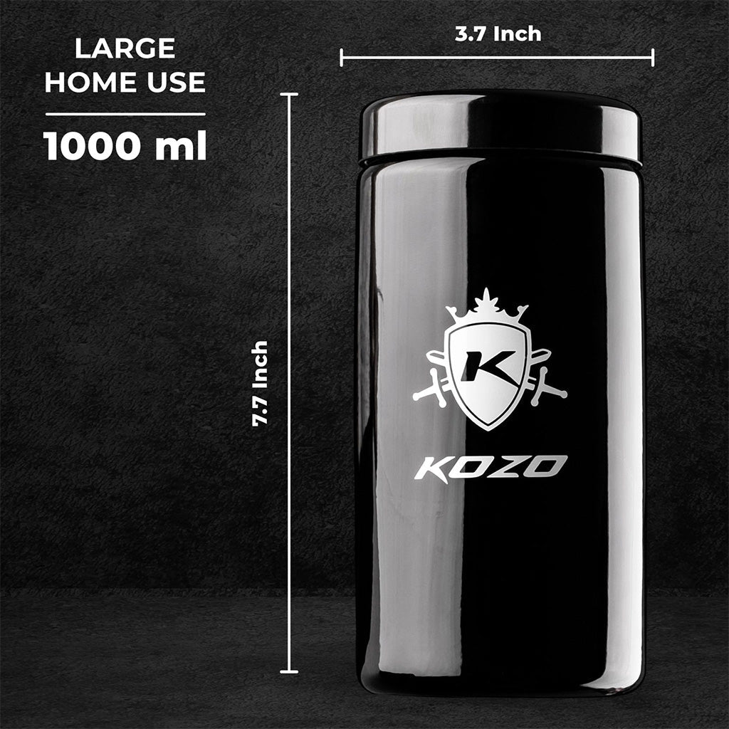Kozo Grinders Glass Jars Two Sizes Available