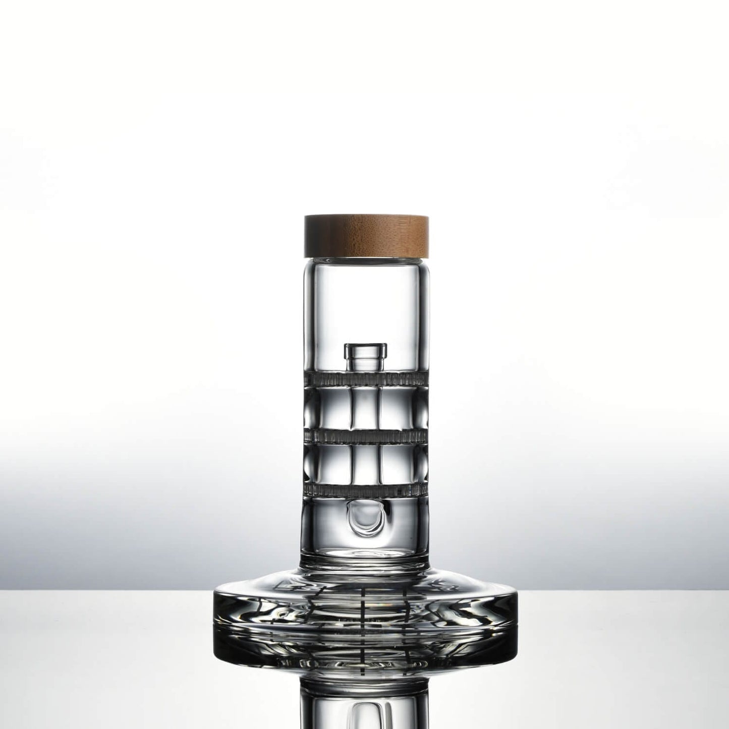 Vitae Glass Tri-combs Base