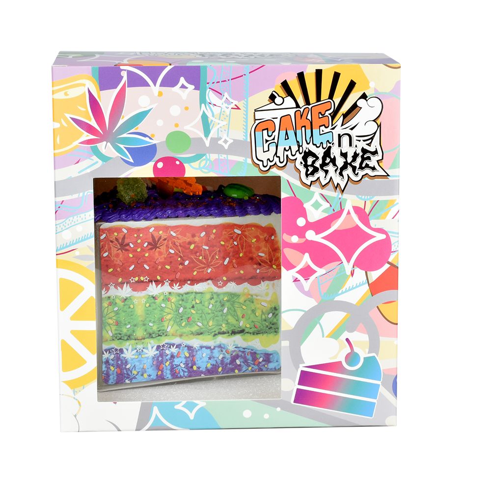 Dabtized Cake 'n' Bake Glass Water Pipe - 5.5" / 14mm F