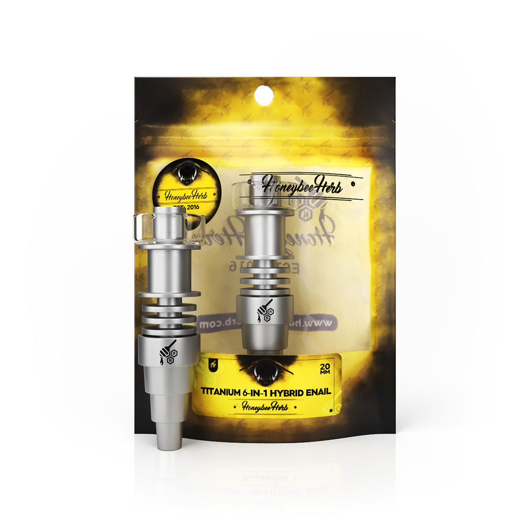 TITANIUM 6 IN 1 HYBRID DAB ENAIL 2 Color & Size Options
