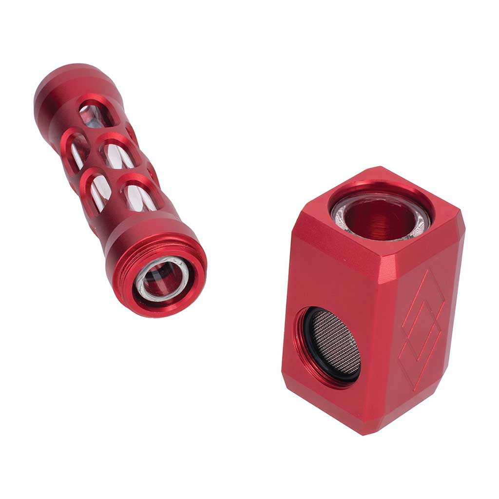 HAMMER ALUMINIUM GLASS PIPE MULTIPLE COLORS