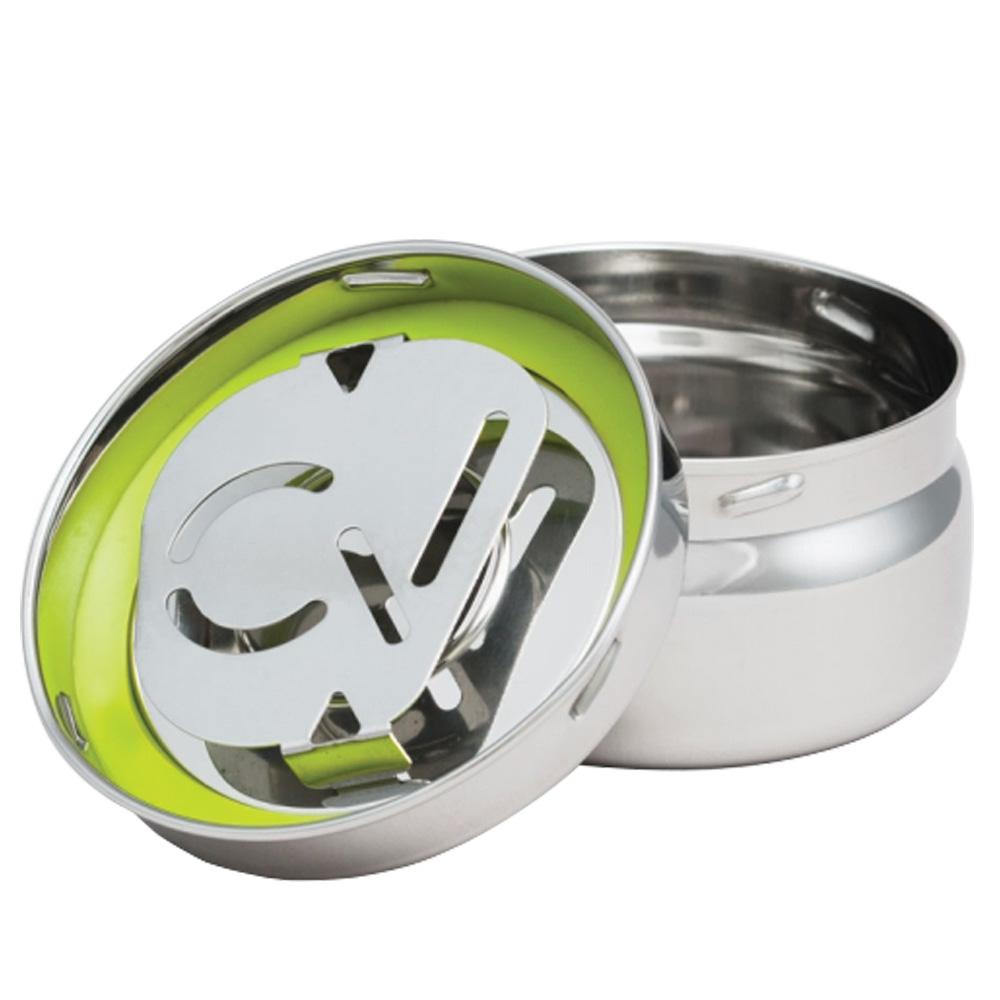 CVault Twist Stainless Steel Storage Container 2 Size Options