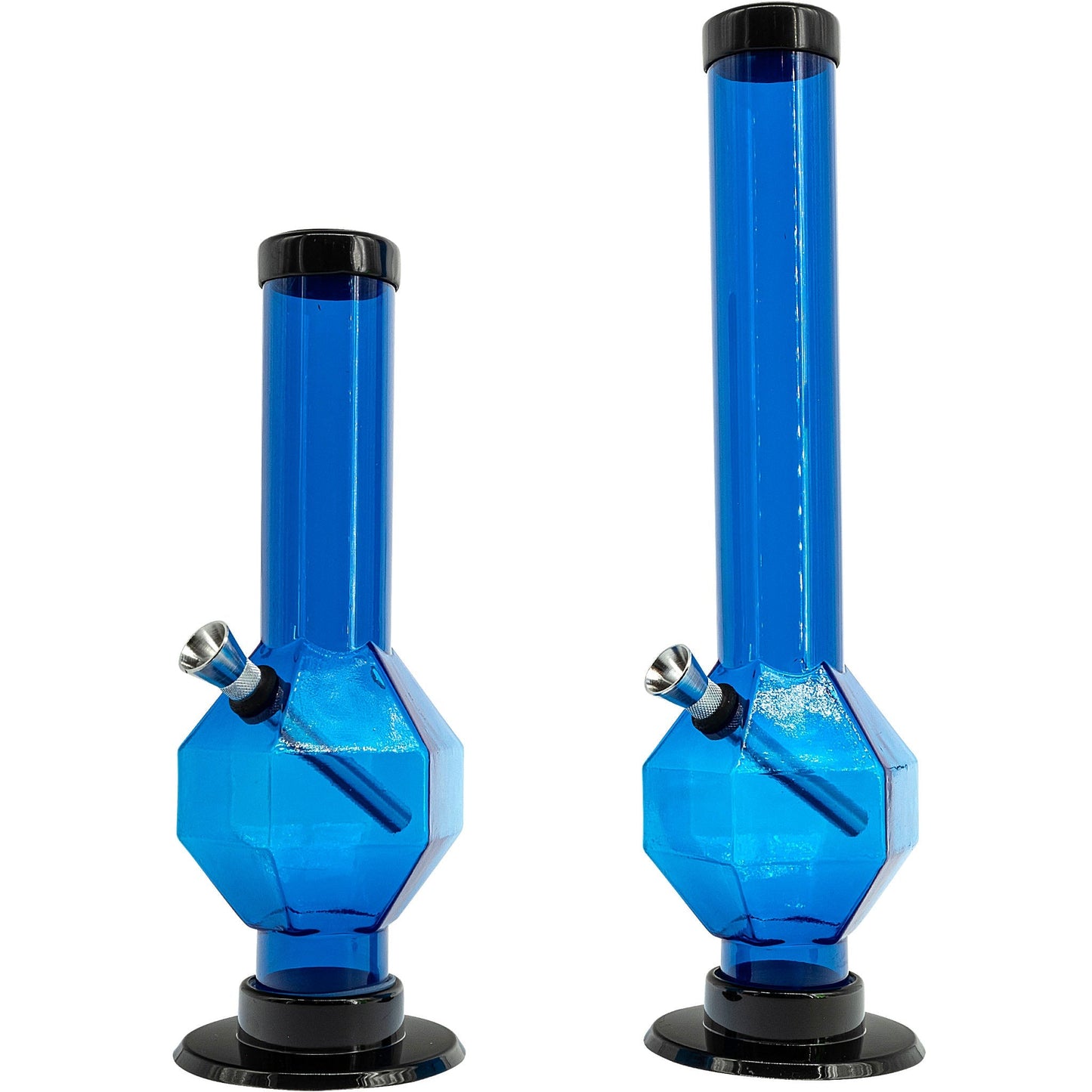 Acrylic Diamond Bong 9-12" - Multiple Colors