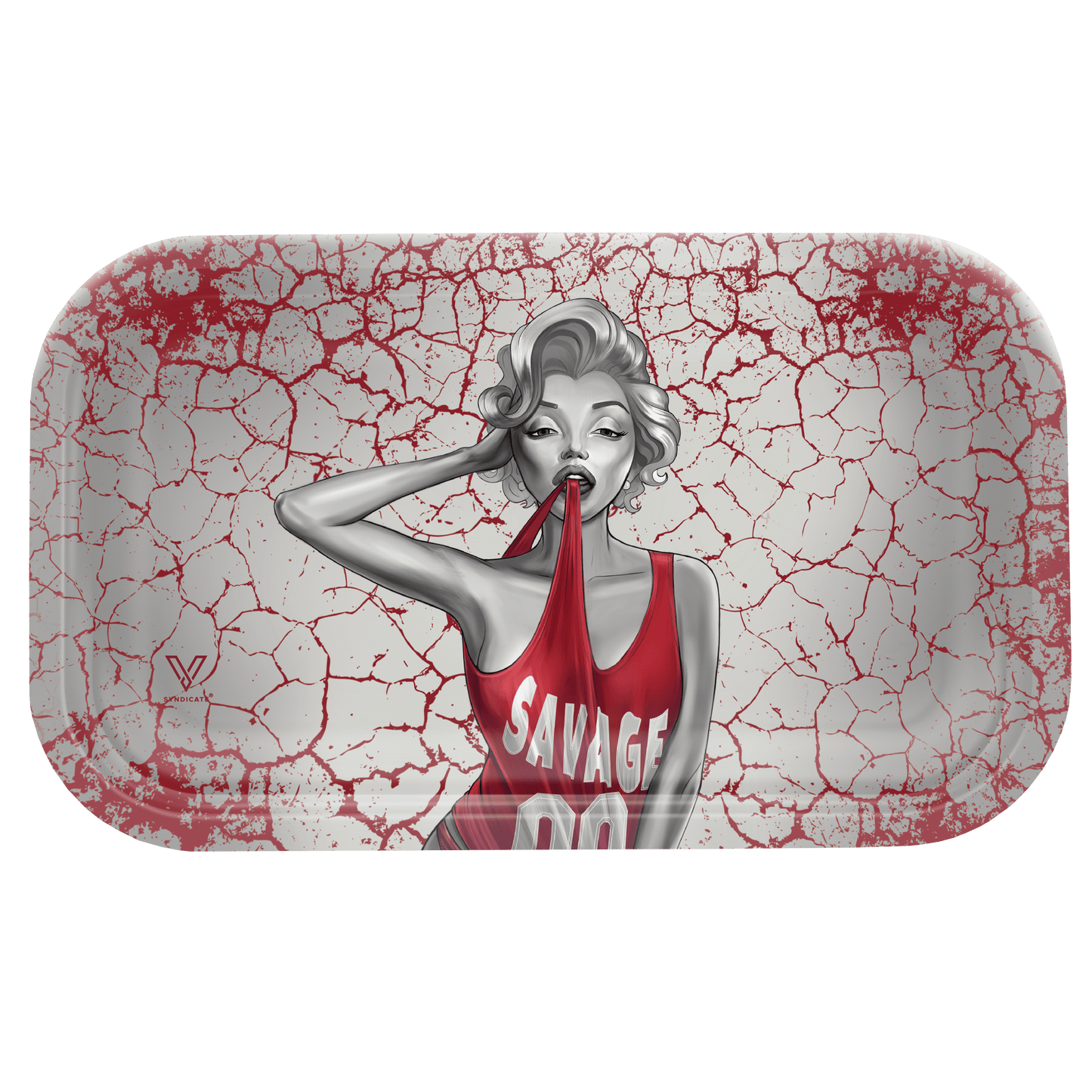 Dank Diva Metal Rollin' Tray 2 Size Options