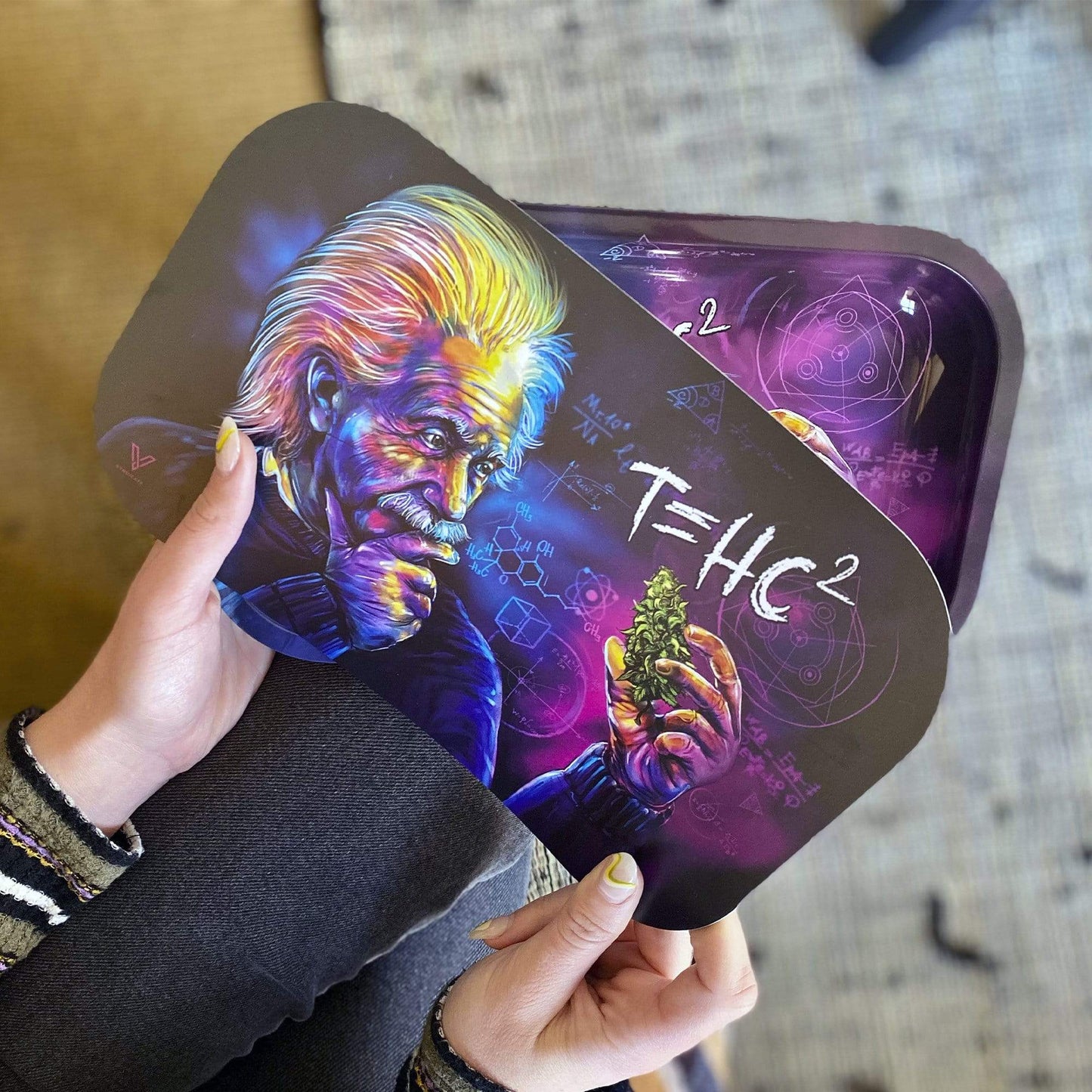 T=HC2 Einstein Rollin Tray With Magnetic Lid 2 Size Options