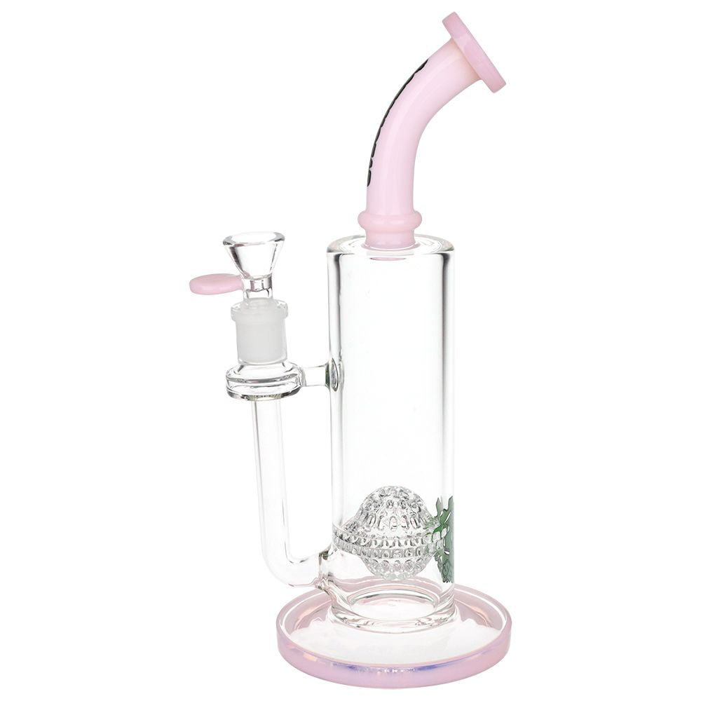 SeshGear Golf Ball Perc Glass Water Pipe | 10" | 14mm F | Colors Vary