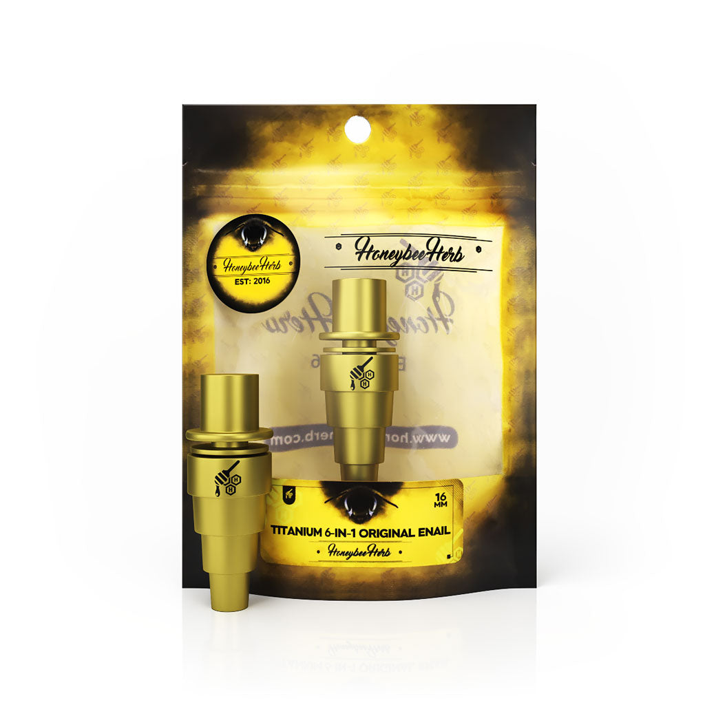 TITANIUM 6 IN 1 ORIGINAL ENAIL DAB NAIL 2 Sizes &  2 Color Options