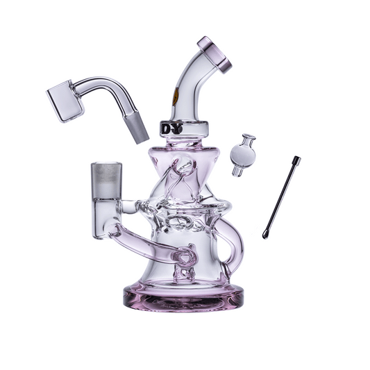 Goody Glass - Miss Swiss Mini Dab Rig 4-Piece Kit 4 Color Options