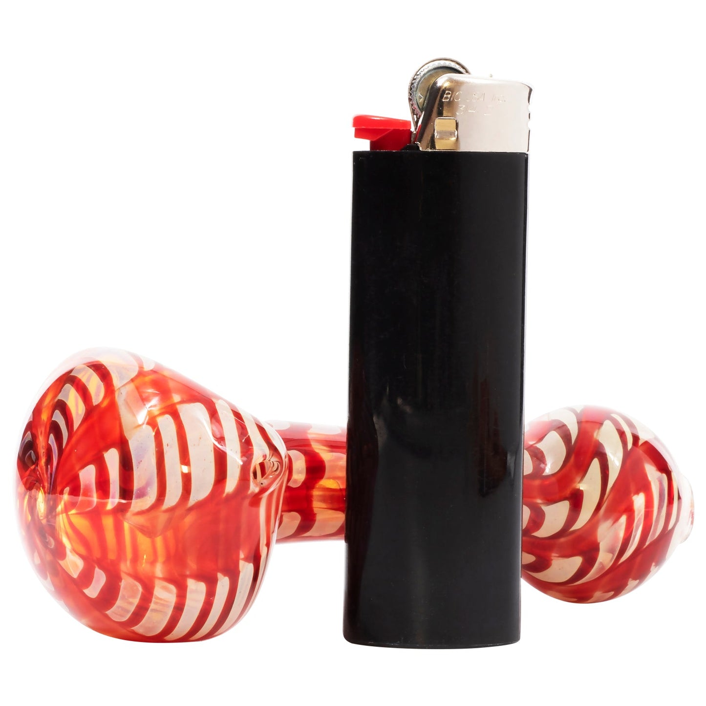 LA Pipes "Raker" Glass Spoon Pipe 2 Sizes & 6 Color Options