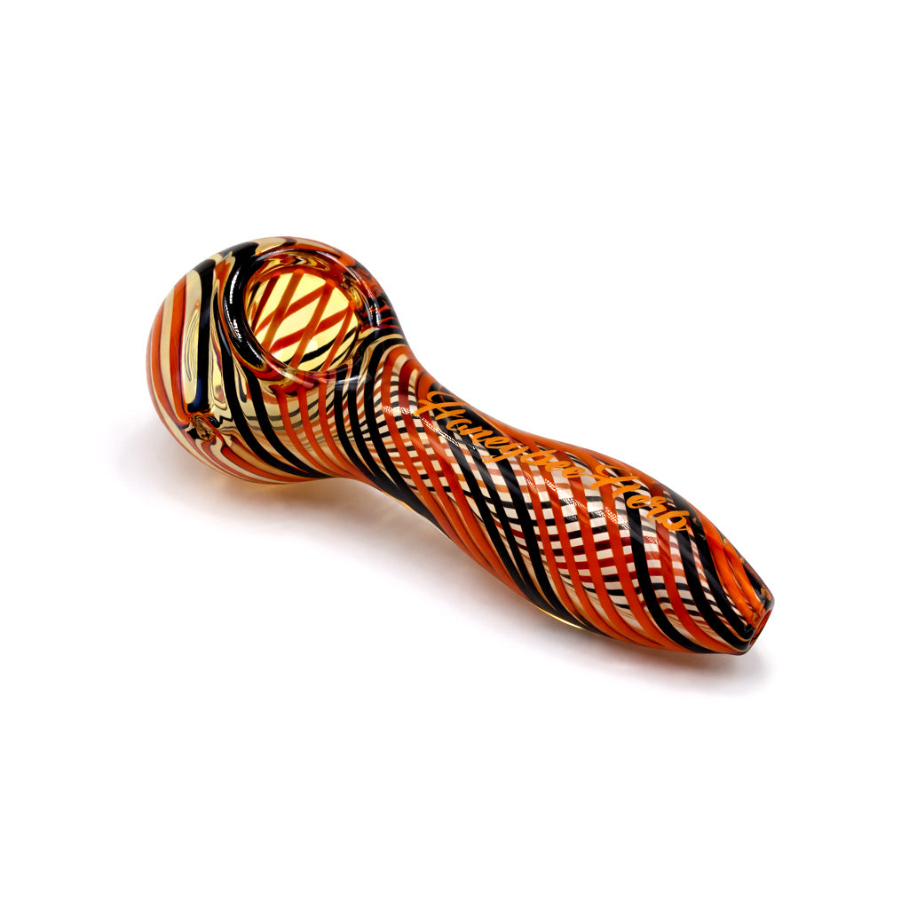INSIDE OUT LINEWORK SWIRL HAND PIPE SPOON 6 Color Options