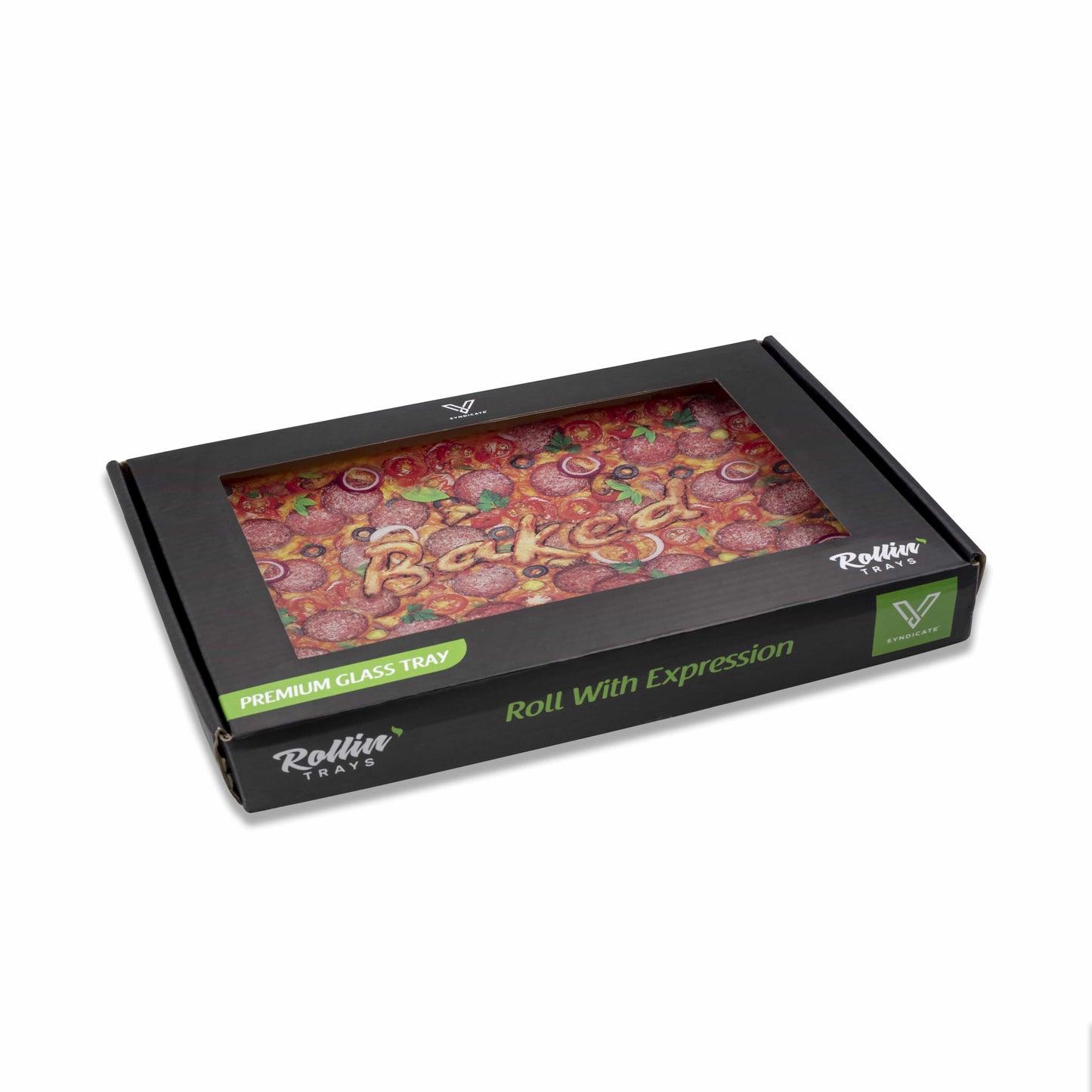 Pizza Glass Tray 2 Size Options