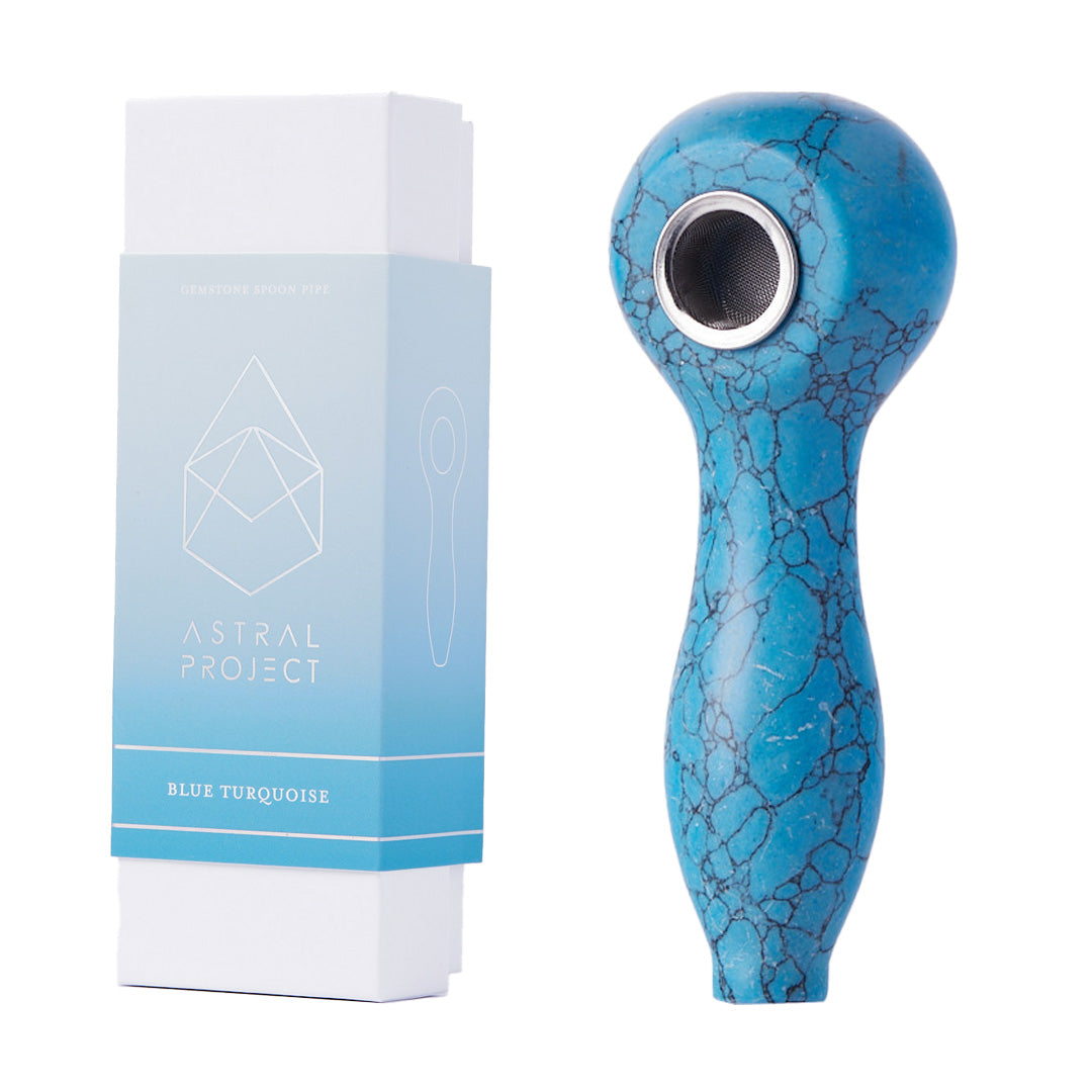 Astral Gemstone Spoon Pipes 11 Color Options