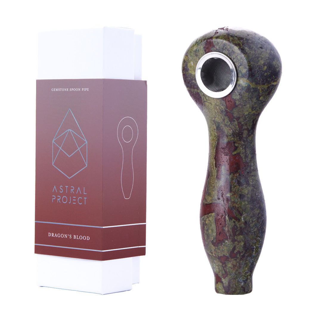 Astral Gemstone Spoon Pipes 11 Color Options