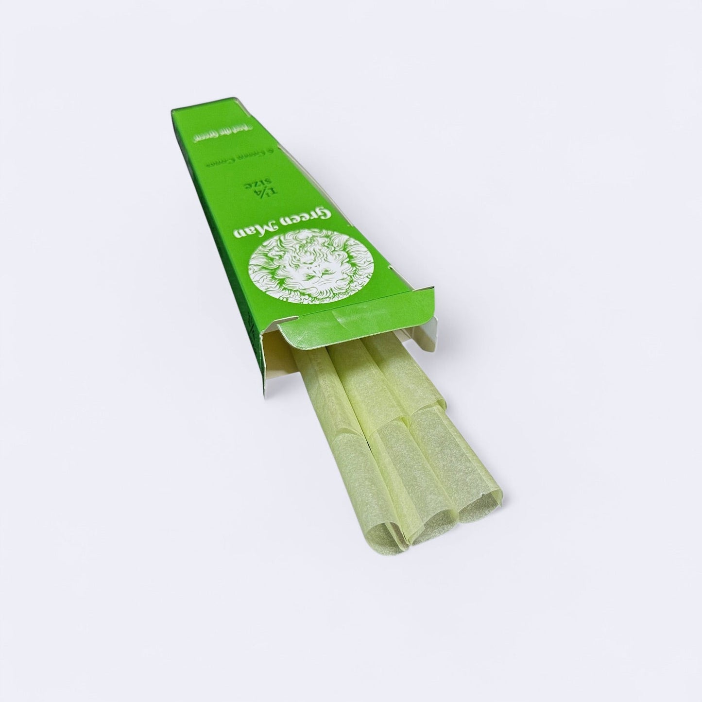Green Man Green Rice Paper Cones
