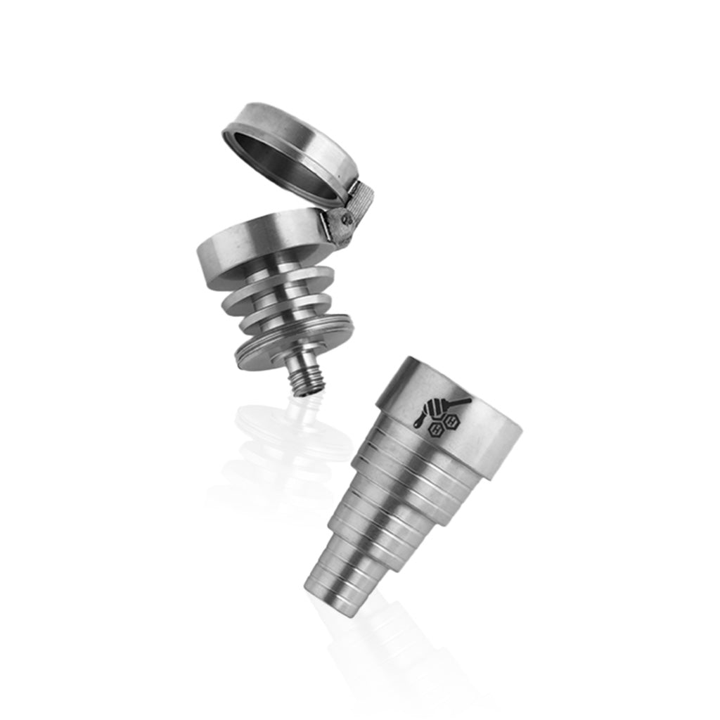 TITANIUM 6 IN 1 CARB CAP DAB NAIL 2 Color Options