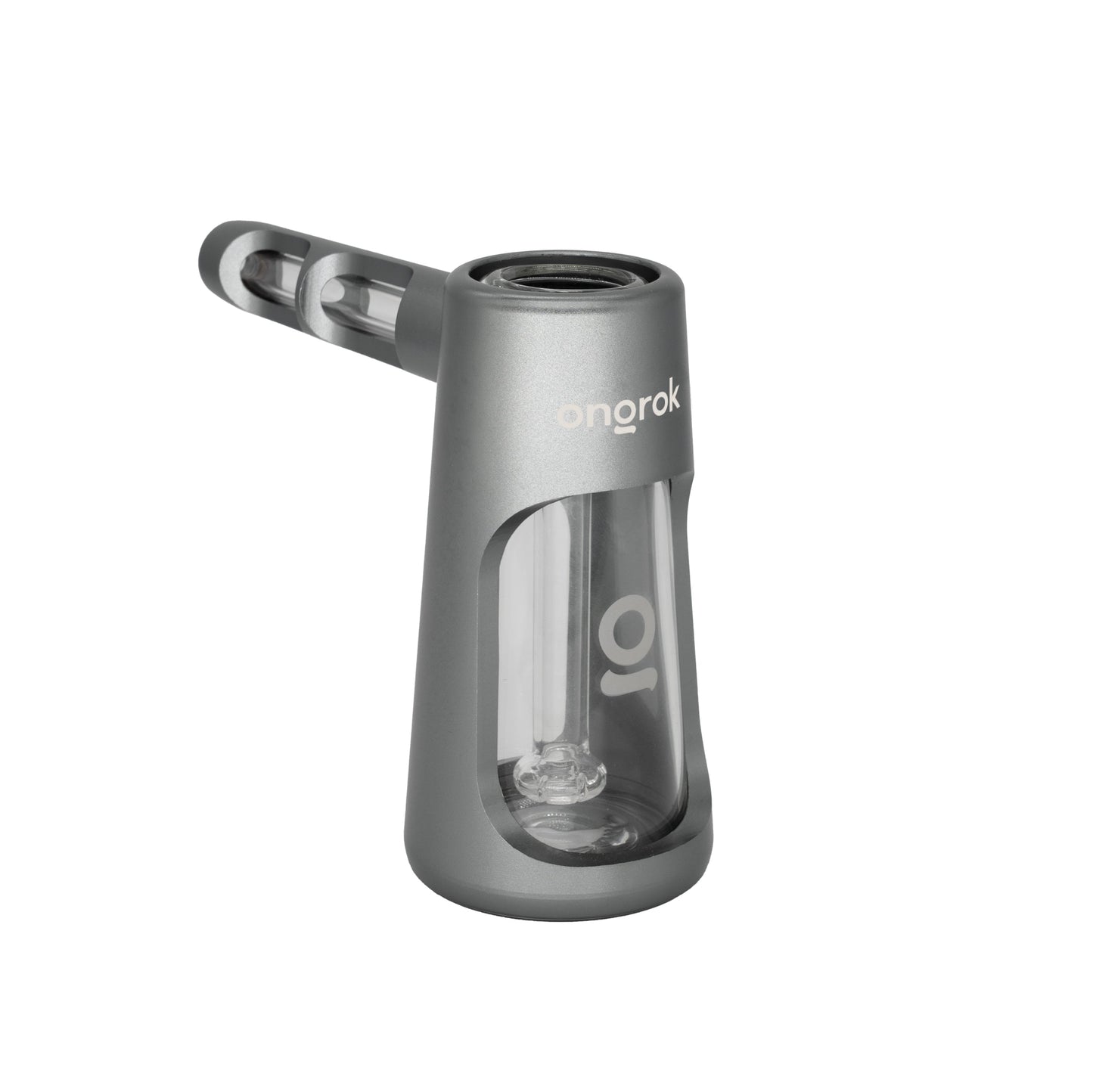 ONGROK Portable Glass Aluminum Bubbler Pipe