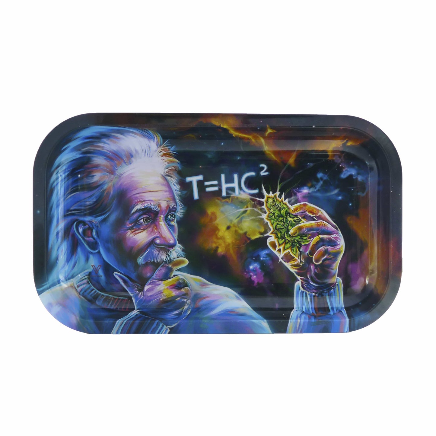 T=HC2 Einstein Black Hole Metal Rollin' Tray 2 Size Options