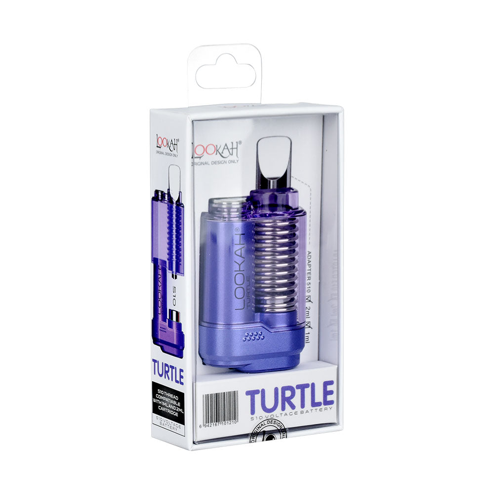 Lookah Turtle Variable Voltage 510 Battery | 500mAh | 5pc Display 5 Color Options
