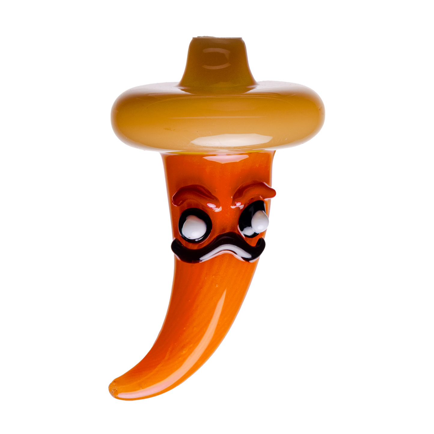 Human Grade Chili Pepper Glass Carb Cap 3 Color Options