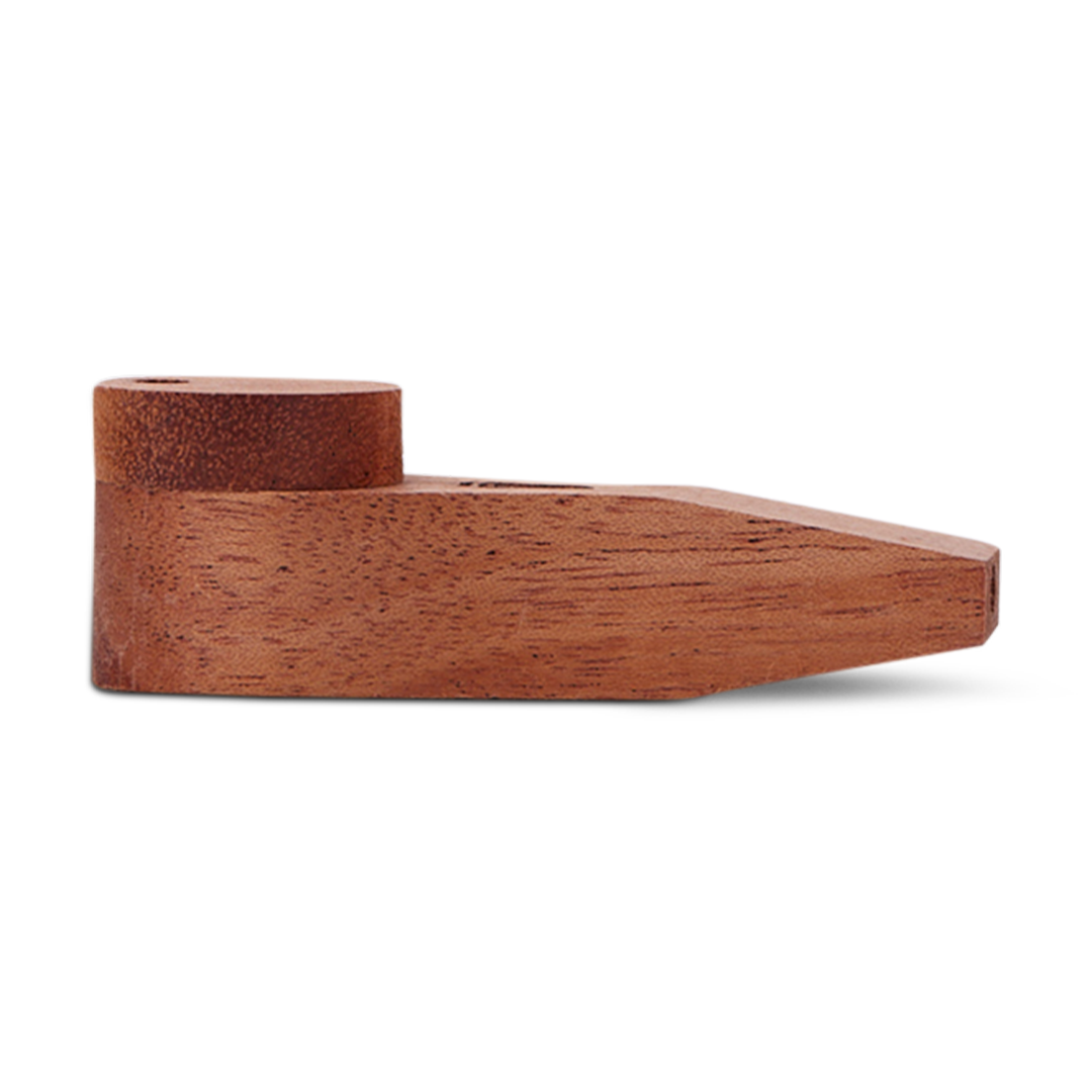 Bearded Circle Wood Pipe with Lid 4 Different Wood Options