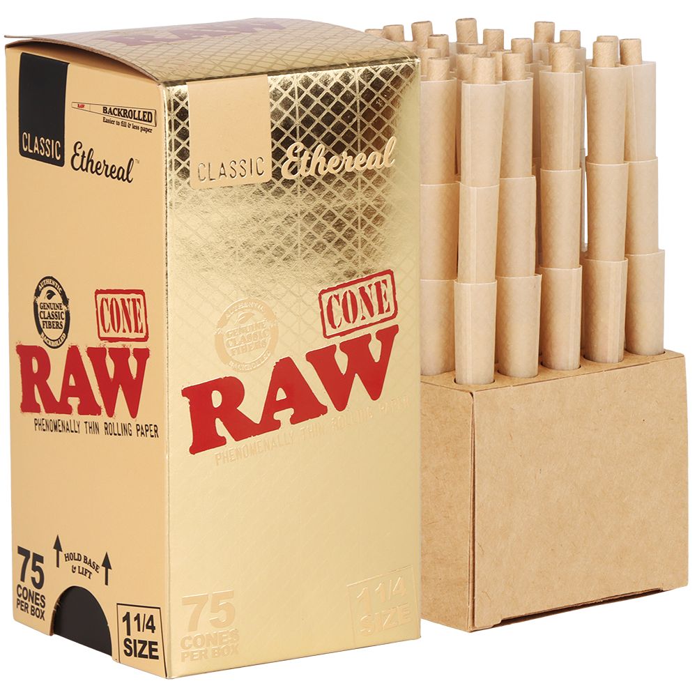RAW Ethereal Cones | 75pc Box