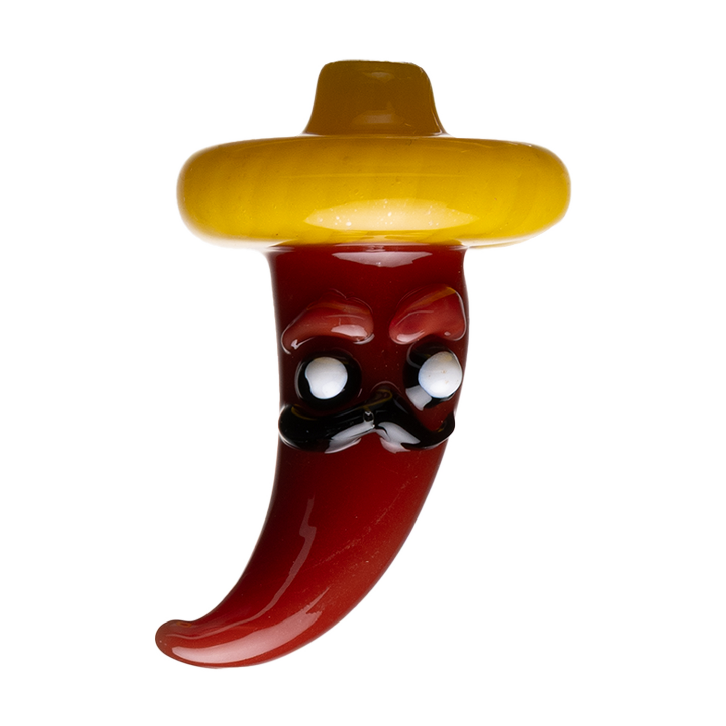 Human Grade Chili Pepper Glass Carb Cap 3 Color Options