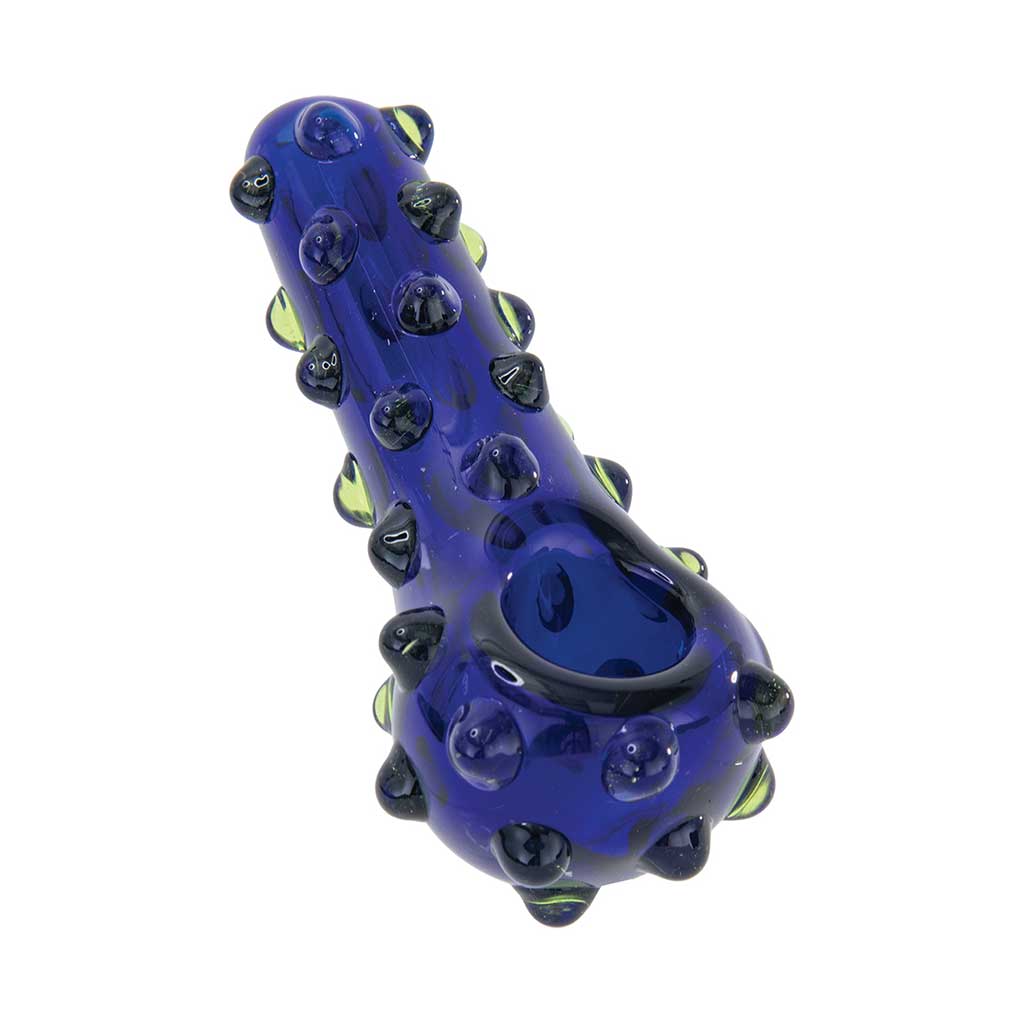 POLKA DOT SPOON STUFFED HAND PIPE MULTIPLE COLORS