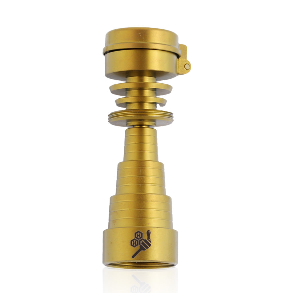 TITANIUM 6 IN 1 CARB CAP DAB NAIL 2 Color Options