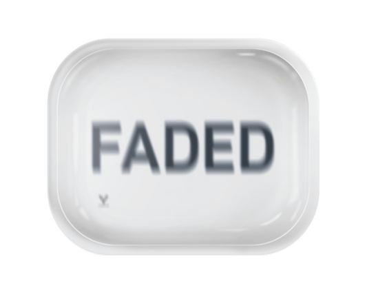 Faded Metal Rollin' Tray 2 Size Options
