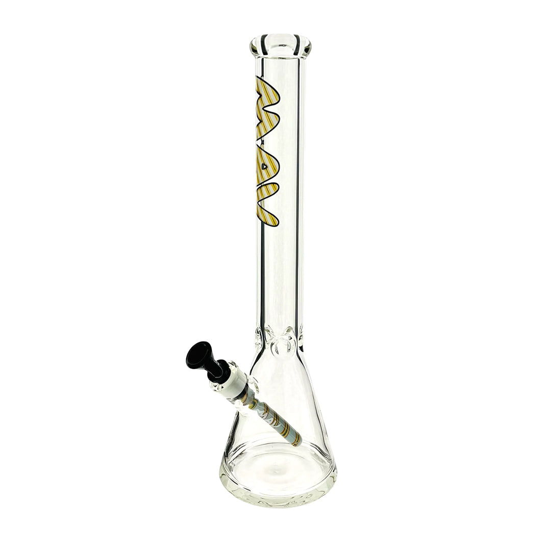 MAV Glass 18" Classic Wigwag Beaker 5 Color Options
