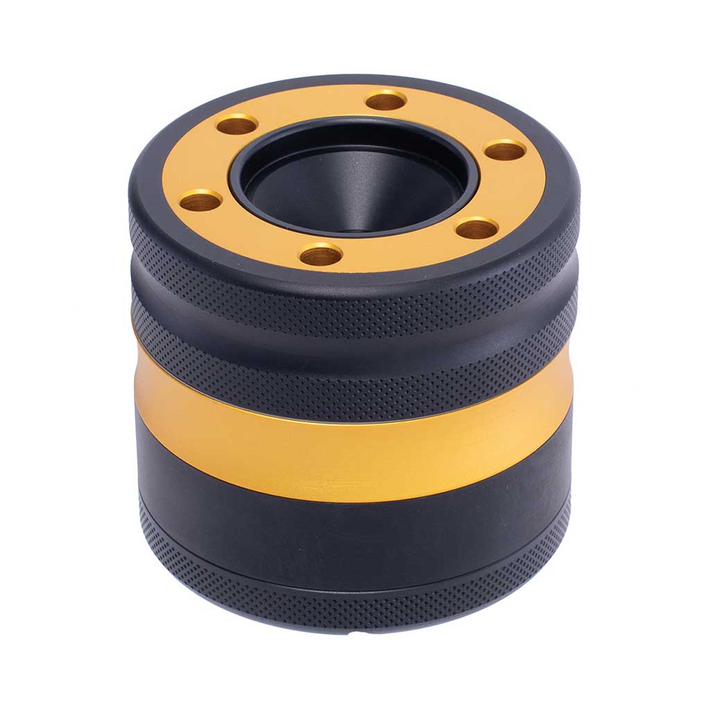 ALUMINIUM GRINDER W/ CONE HOLDER & FUNNEL MULTIPLE COLORS