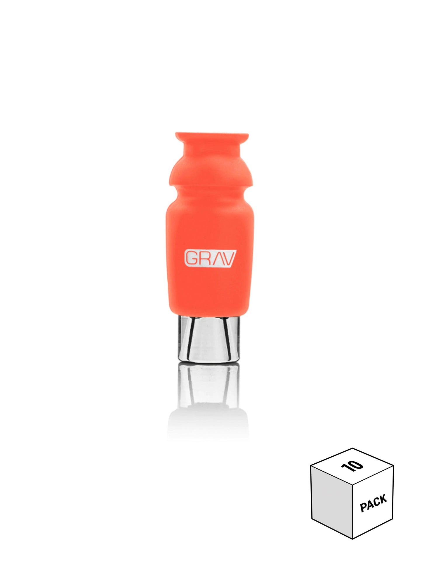 GRAV® Silicone-Capped Glass Crutch 10packs 8 Color Options