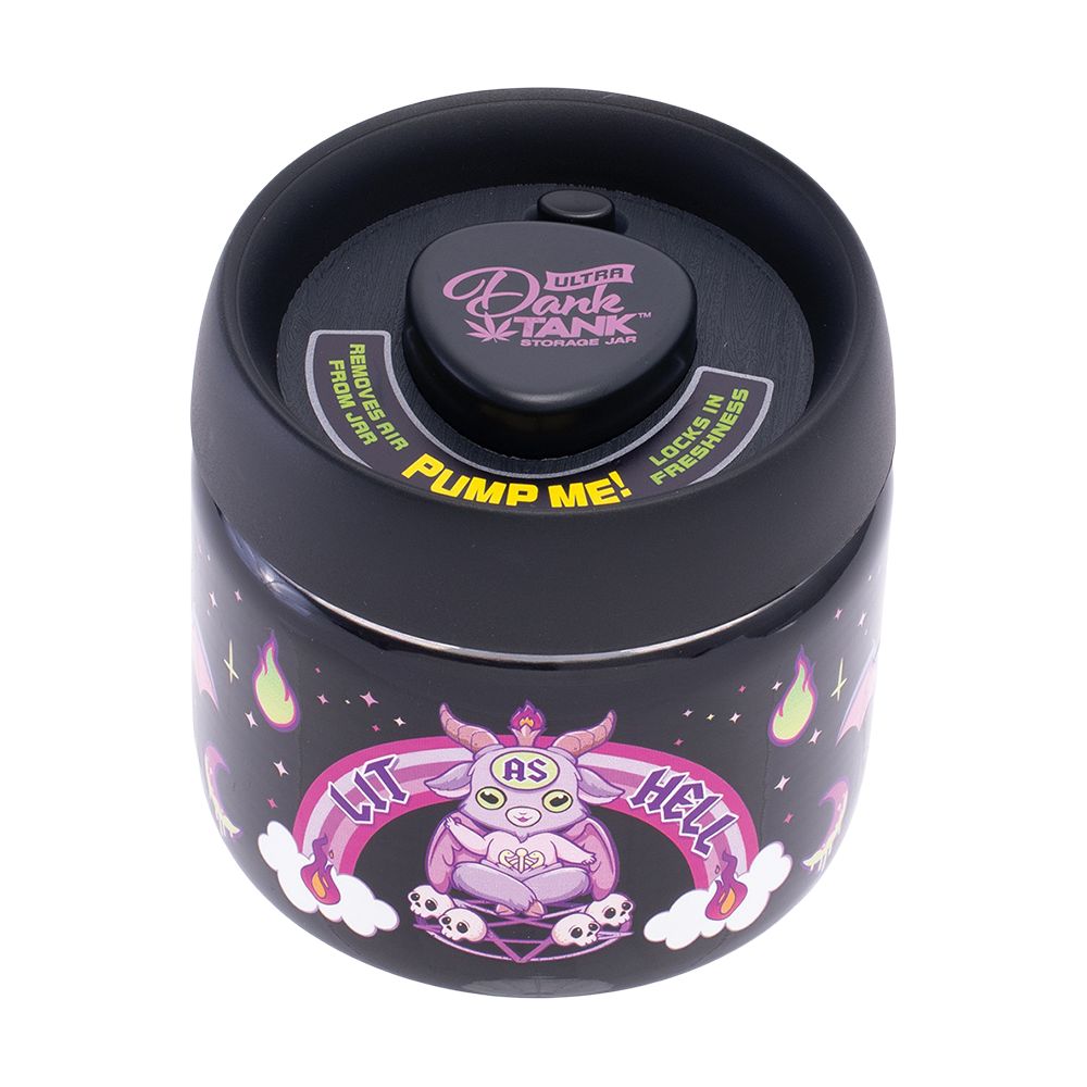 Fujima Dank Tank Vacuum Glass Jar - 4.2" / Lit As Hell