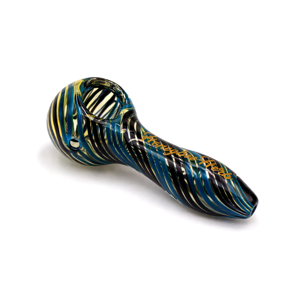 INSIDE OUT LINEWORK SWIRL HAND PIPE SPOON 6 Color Options