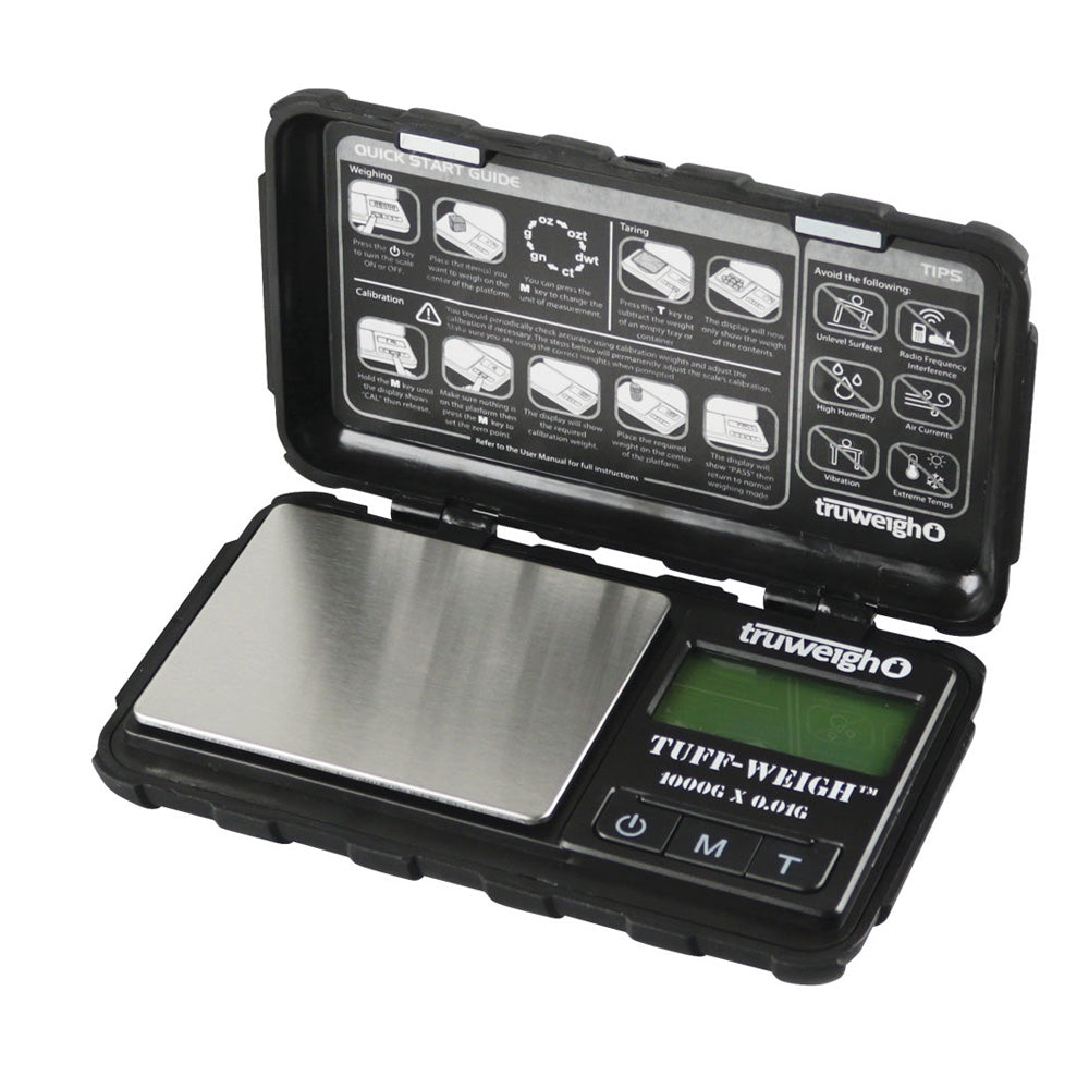 Truweigh Tuff-Weigh Mini Scale | 1000g x 0.1g 2 Color Options