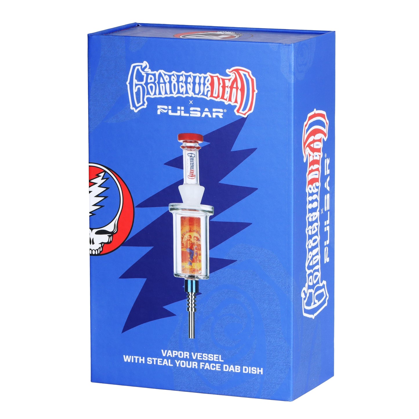 Grateful Dead x Pulsar Inside Print Vapor Vessel & SYF Dab Dish - 9.25" / Sunset Dance