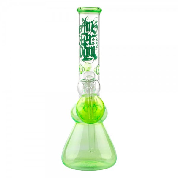 Amsterdam | 12" Black Glass Water Pipe w/ Tree Perc