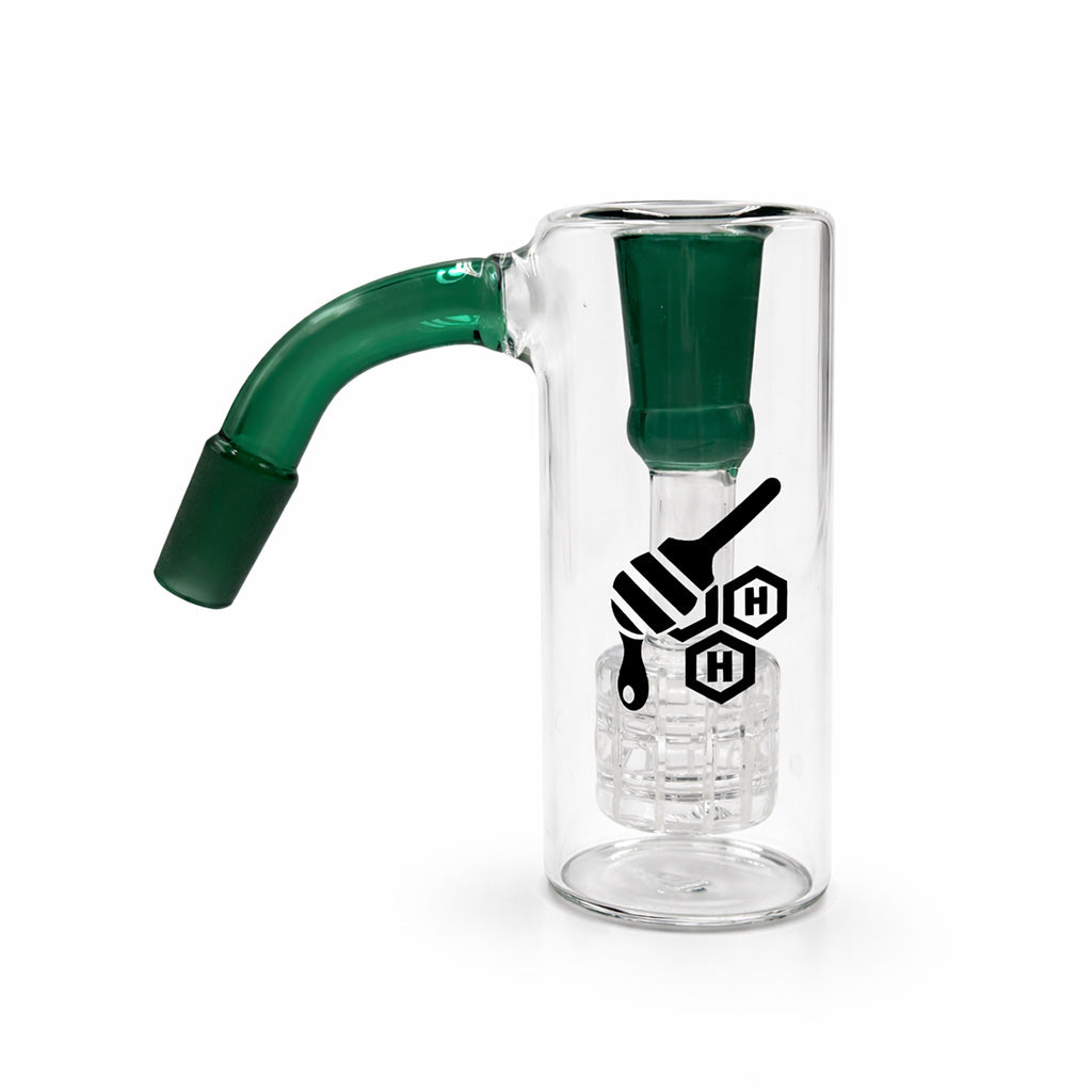 Honeybee Herb Straight Can Matrix Perc Ash Catcher - 5 Color Options