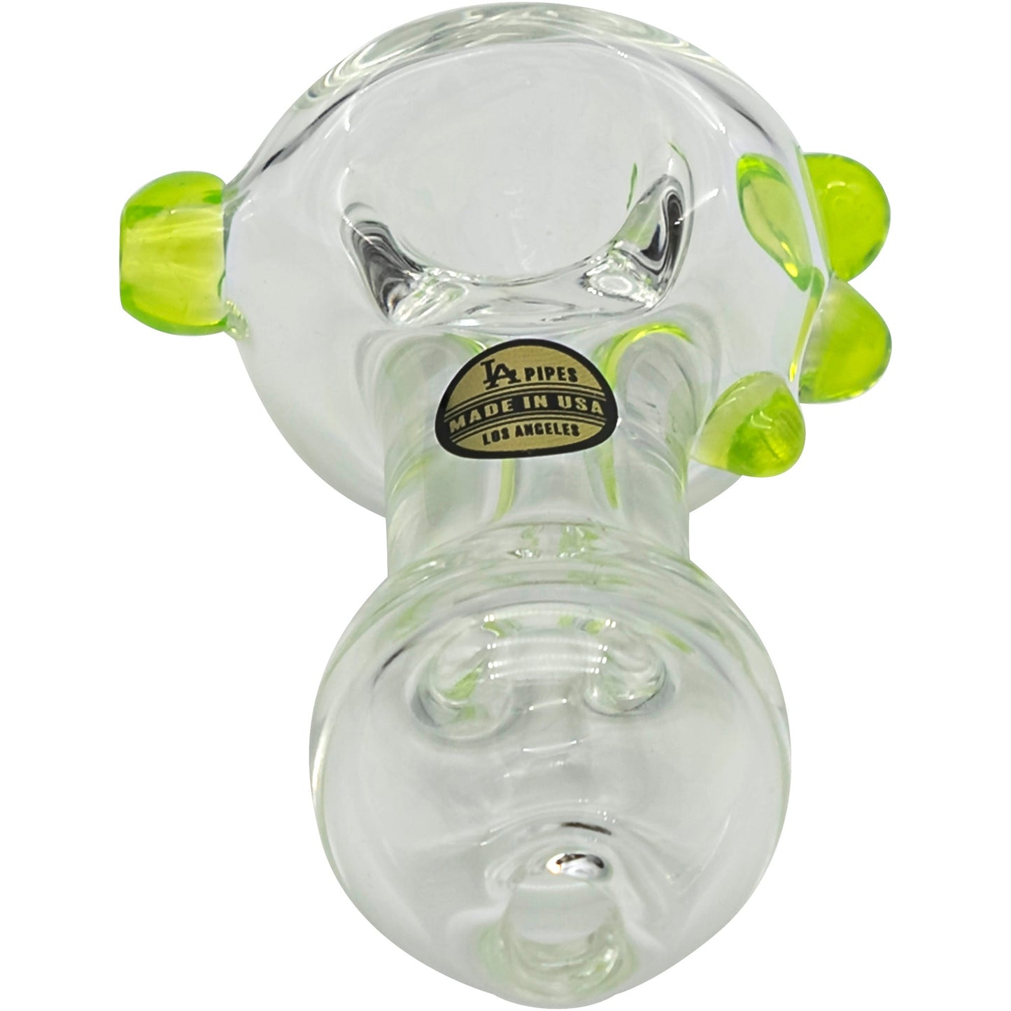 LA Pipes Thick Glass Spoon Pipe 4 Color Options